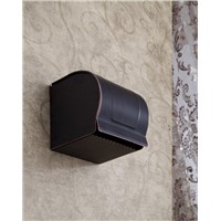 Oil Rubbed Bronze Toilet Paper Holder Wall Mount Tissue Box