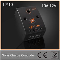 10A 12V PWM Solar charge controller equipped with a microcontroller suitable for Lead acid (GEL, AGM, flooded) battery type
