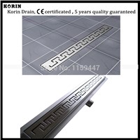 1000mm &amp;amp;quot;ZIPPER&amp;amp;quot; Style Stainless Steel 304 Linear Shower Drain, Horizontal Drain, Shower Floor Waste, Linear Shower Channel