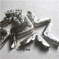 Hardcover Books Corners, 14mm Silver Color,Thickness 3mm 100pcs/lot, DIY Book Angle Accessories