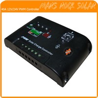 40A 12V/24V PWM Intelligent Solar Charger and discharge Controller with Auto-identification