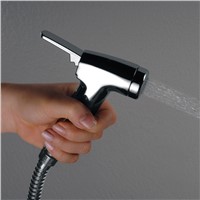 ABS bidet set with chorm spray gun portable bidet shower set shower angle valve shower valve handheld shower set