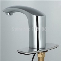 Sensor Faucets Torneira Automatic Hands Touch Free Bathroom Deck Mounted Brass Sink Chrome Faucets,Mixers &amp;amp;amp; Taps XR8814