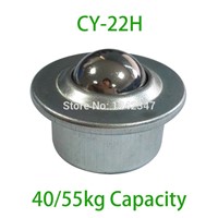 Cheap pressed steel 22mm 7/8&amp;amp;#39; inch CY-22H Ball transfer unit,CY22H 40 / 55kgs load capacity stud mounting Ahcell ball transfers