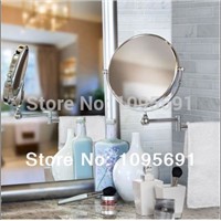 Bathroom Mirror 8&amp;amp;quot; cosmetic mirror double sided mirror 1X  3X Magnification High Quality Chrome Plated Steel #821476