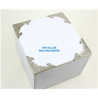 40 Pieces 39mm Silver Jewelry Box Corner Gift Box Corner Protector