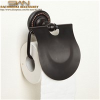 Oil Rubbed Bronze ORB Black Wall Mounted Paper Roll Toilet Tissue Holder 33A0101