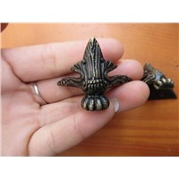 42*30MM Antique decoration  feet Theropod  Foot box  Sides of foot care  Alloy foot  Foot wooden palette  wrap angle Wholesale