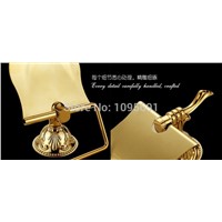 European classical Roman style Bathroom Accessories Solid Brass Golden Paper Holder,Gold Paper Holder,Paper Rack