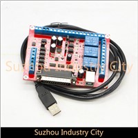 6Axis MACH3 CNC breakout board interface adapter board for stepper motor driver motion control card !