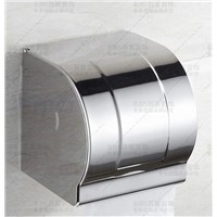 SUS304 Stainless Steel Bathroom Accessory Toilet Paper Holder Box With Cover Box Closed Type Avoid Pets Tearing Anti-rust