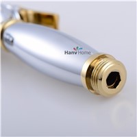 Solid Brass Toliet Handheld Bidet Spray Shower set Shattaf Sprayer Douche kit Jet  &amp;amp;amp;1.2m Hose &amp;amp;amp; Holder