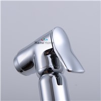 Solid Brass Toilet Handheld Diaper Sprayer Shower Set Shattaf Bidet Sprayer Douche kit Jet &amp;amp;amp;120cm  Hose &amp;amp;amp; Holder