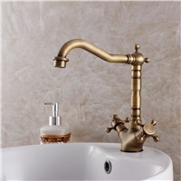Classic vintage antique bathroom faucet ktichen faucet basin mixer two handle sink mixer hot and cold faucet