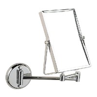 Bath Mirrors 3 x Magnifying Mirror Makeup Cosmetic Mirrors Wall Mounted Double Side Brass Silver Square Mirror Of Bathroom 1758