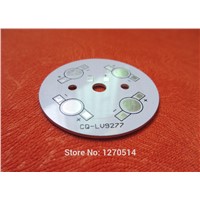 10pcs/lot 4W LED PCB, 45mm for 4pcs LEDs, aluminum plate base, Aluminum PCB Printed Circuit Boards, high power 4W LED DIY PCB