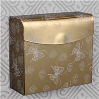 Stainless steel bathroom toilet paper holder gold paper box square tissue box waterproof Bathroom accessories