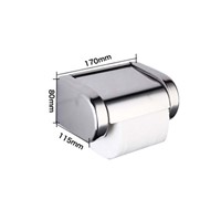 Hot Sale! Modern Square Polished Chrome NEW Chrome Stainless Steel Bathroom Toilet Paper Holder Tissue Box