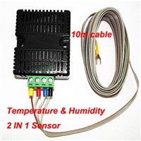Temperature and Humidity 2 IN 1 Sensor with 10m Cable for Controller