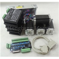 CNC Router Kit 4 Axis kit ST-M5045(replace 2M542) Stepper motor driver+ breakout board+Nema23 425 Oz-in motor+350W power supply