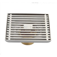 Perfect design  Deodorant  100mm*100mm*45mm 304 Stainless steel Wire drawing  floor drain--SZ6807-50B