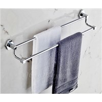 50CcopperTowel Rack Double Bar Towel Rack Thickening Bathroom Accessories