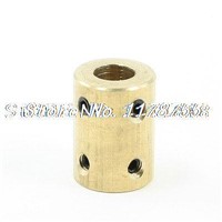 6mm to 8mm Bore Rigid Copper Motor Coupling Coupler Joint w Tight Screws
