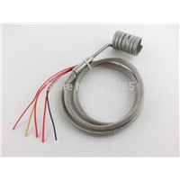 Spring Heater Coil Heater Band Heater 4.2*2.2mm Section Size 220V 18*35mm(ID*H) with K Type Thermocouple