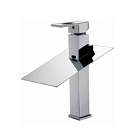 LED Waterfall Basin Faucet Solid Brass Faucets,Mixers &amp;amp;amp; Taps Sink Tap Mixer Bathroom Basin Faucet JN6101