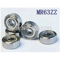 200pcs/lot  high quality  MR63ZZ  miniature ball bearing MR63  MR63-2Z shielded  deep groove ball bearings 3x6x2.5 mm