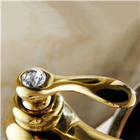Basin Faucets Euro Gold Washbasin Faucet Luxury Tall Bathroom Basin Taps Single Handle Vanity Single Hole Mixer Water Taps 814K