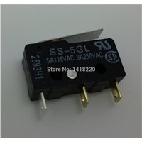 10Pcs  New SS-5GL OMRON  Limit Switch 3 Pins Microswitch Com-NC-NO