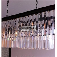 K9 clear glass chandelier crystals size 22mm*150mm with one hole