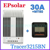 EPEVER 30A mppt charge controller for solar panel 12v 24v auto work with computer connection Tracer3215BN