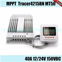 40A 12V 24V New Tracer 4215BN 40 amps Programmable MPPT Solar Charge Controller Boost Float Low voltage adjustable PC Connect