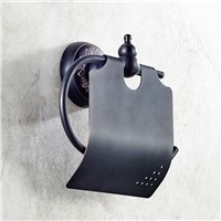 FLG Wall mounted Bathroom Accessories toilet paper holder toilet accessories black paper towel holder