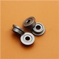 100pcs/lot  Flanged bearing  F692ZZ  shielded miniature flange deep groove ball bearings 2*6*3 mm