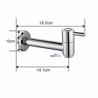 Wholesale and Retail Chrome Finish Bathroom &amp; Washing Machine Tap Cold Tap Single Handle Washer Faucet 11-063