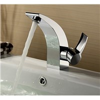 2014 Bathroom Deck Mounted Water Tap Brand Basin Faucets Chrome Brass 8376 Single Hole Bath Sink Mixer Tap Faucets,Mixers &amp;amp; Taps