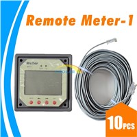 LCD remote meter for dula battery solar charge controller MT-1 meter-1 with 10m cable remote display for EPIPDB-COM series
