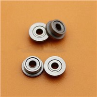 100pcs/lot  Flange bearing  MF85ZZ   Flanged  Shielded Miniature deep groove  Ball Bearings   5*8*2.5 mm