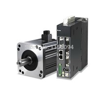 220V 400W 1.27NM 3000RPM 60mm ECMA-C30604RS+ASD-A0421-AB Delta  AC Servo Motor &amp;amp;amp; Drive kits Oil Seal 2500ppr with 3M cable