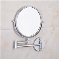 Space aluminum telescopic hotel bathroom mirror mirror folded activities can zoom Wall sided Mirror child