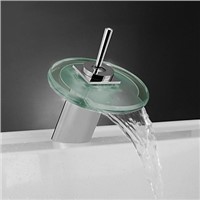 Single Handle Temperature Sensor LED Waterfall Bathroom Basin Sink Faucet Tap ,Torneira Para De Banheiro