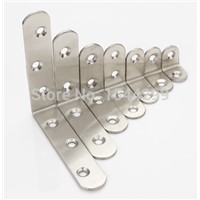 1 Pair 45*45*20mm stainless steel angle Corner bracket L shape Thickness 2mm satin finish frame board shelf support
