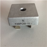 1000V 50A KBPC5010 Diode Single Phrase Bridge Rectifier AC to DC