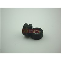 U-shaped groov pulley nylon groove of the rubber note moving plastic doors and Windows 696zz bearing