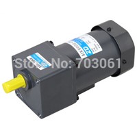 90W 50hz  AC induction gear motors single-phase micro gear reduction motors 220v  200rpm ratio 9:1 ac low rpm ac gear motor