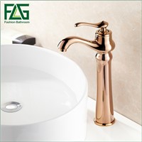 High Quality Single Handle Rose Gold Faucet Bathroom Sink Mixer Tap Basin Faucets Hot and Cold Water Torneira