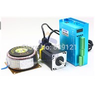 2 phase Nema 34 Closed loop speed servo stepper set closed loop stepping motor encoder + driver 12.5Nm with power 220v